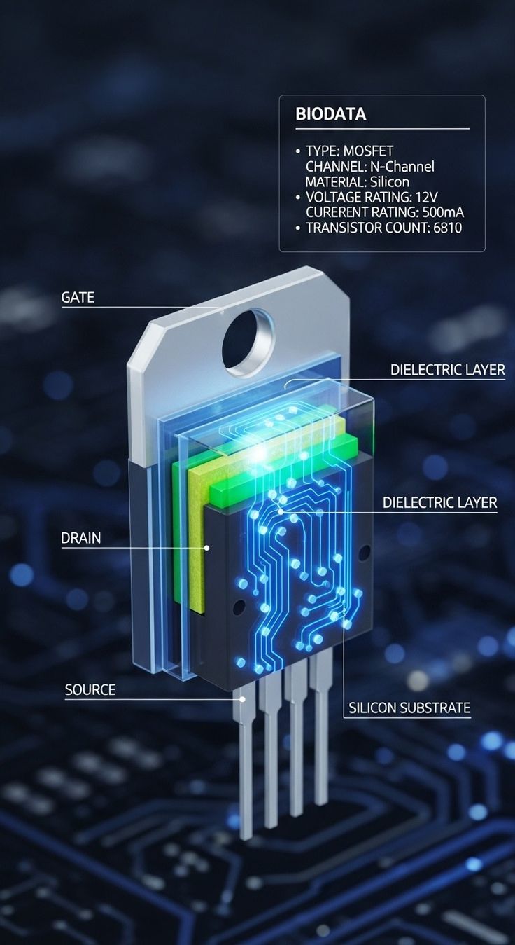 مكونات الـ MOSFET في دوائر الطاقة